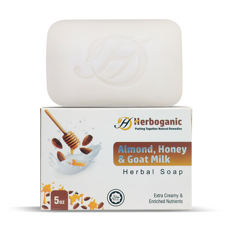 Almond, Honey & Goat Milk Herbal Soap