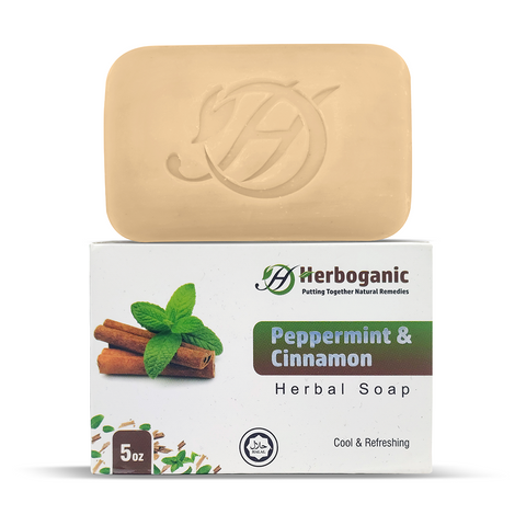 Peppermint & Cinnamon Herbal Soap