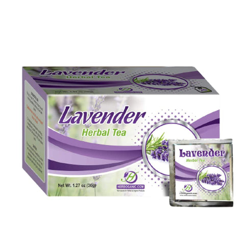 Lavender Herbal Tea Box