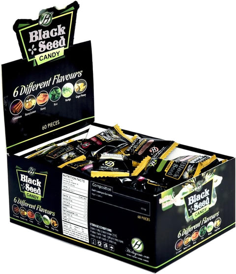 Black Seed Candy 6 Flavors Mix Box