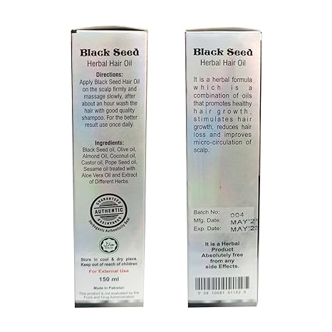 Black Seed Hair Oil
