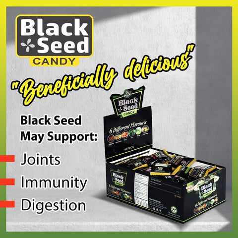 Black Seed Candy 6 Flavors Mix Box