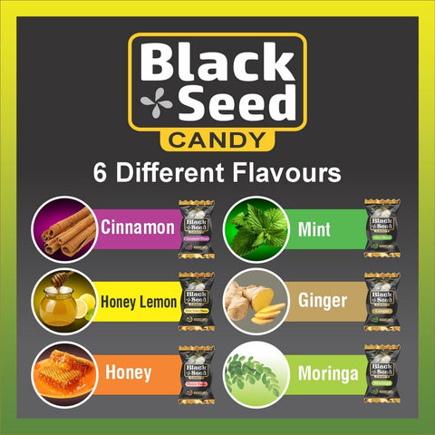 Black Seed Candy 6 Flavors Mix Box