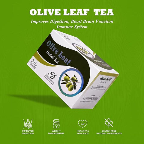 Olive Leaf Herbal Tea Box