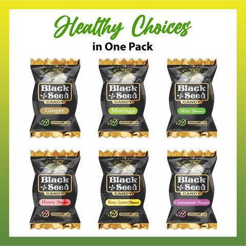 Black Seed Candy 6 Flavors Mix Box