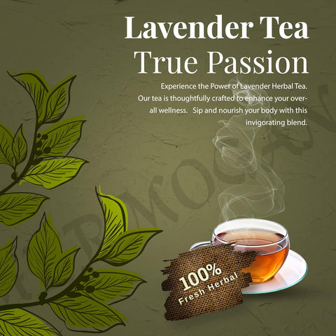 Lavender Herbal Tea Box