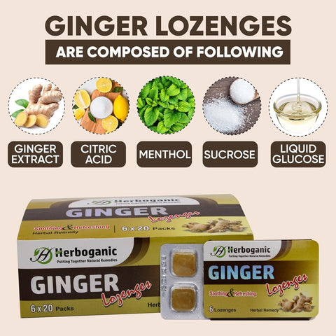 Ginger Lozenges Box