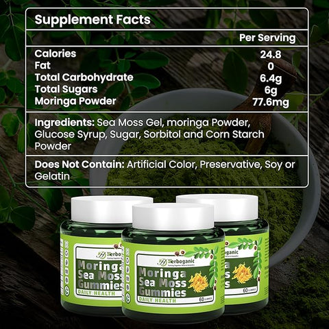 Moringa Seamoss Gummies