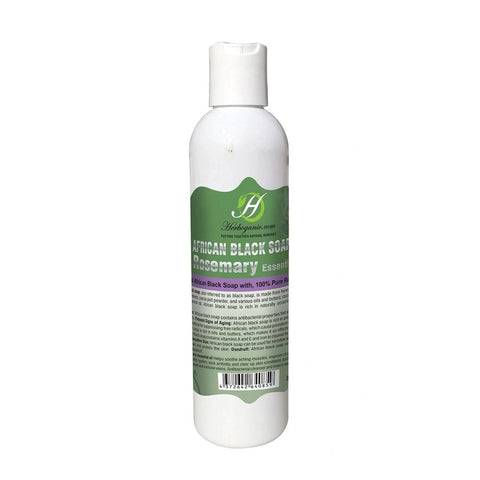 African Black Soap Liquid With Rosemary Essential Oil