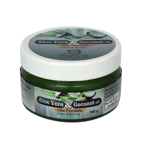 Aloe Vera and Coconut Oil Hair Pomade