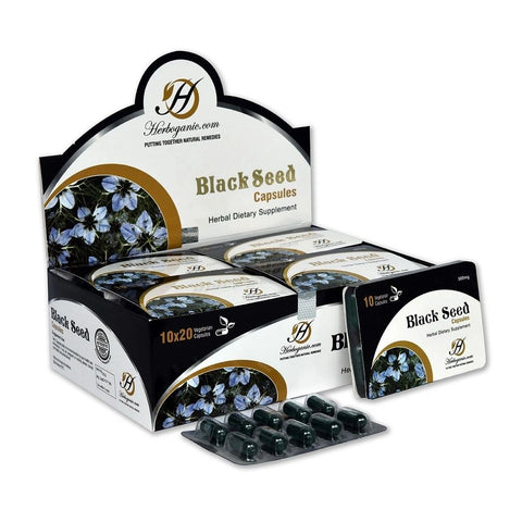 Black Seed Capsules Blister Pack
