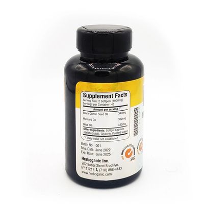 Black Seed, Mustard & Olive Softgel Capsules