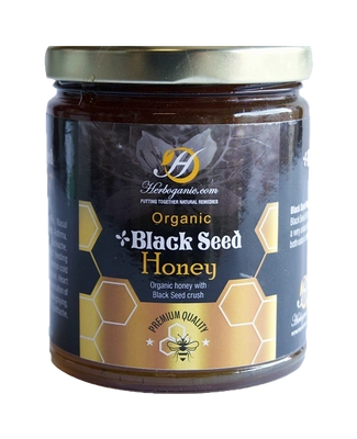 Organic Honey with Black Seed Crush