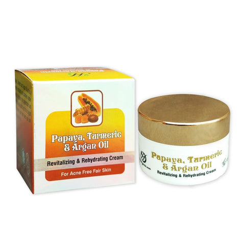 Papaya, Turmeric and Argan Oil Revitalizing & Rehydrating Cream