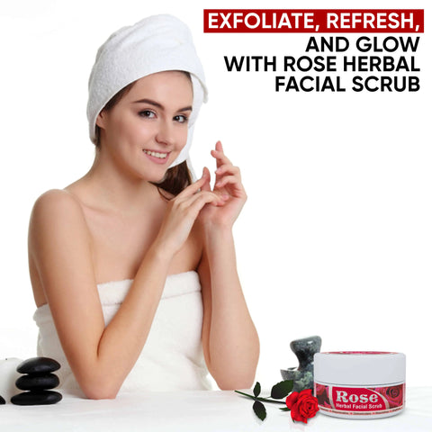 Rose Herbal Facial Scrub