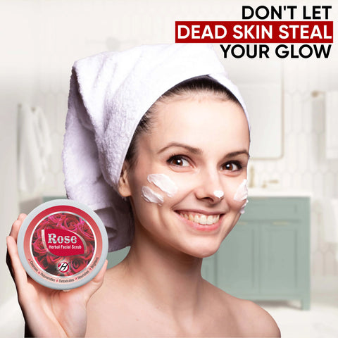 Rose Herbal Facial Scrub