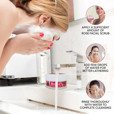 Rose Herbal Facial Scrub