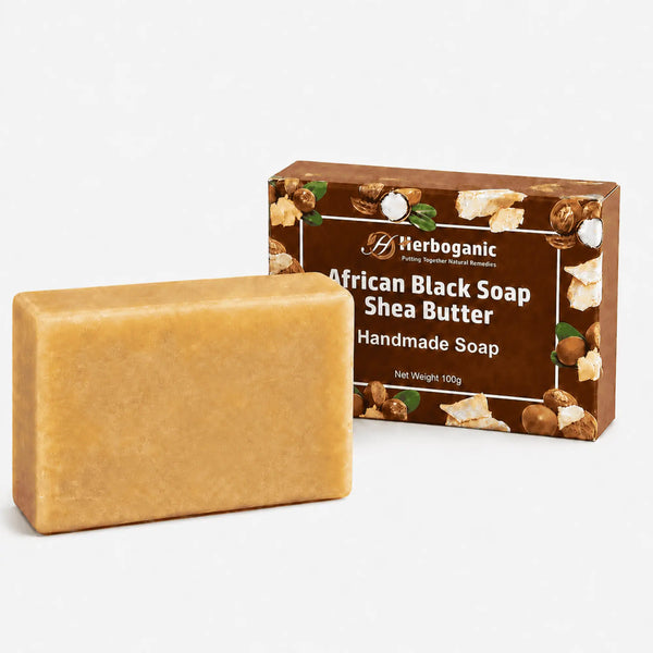 African Black Soap with Shea Butter Handmade Soap (Wholesale)