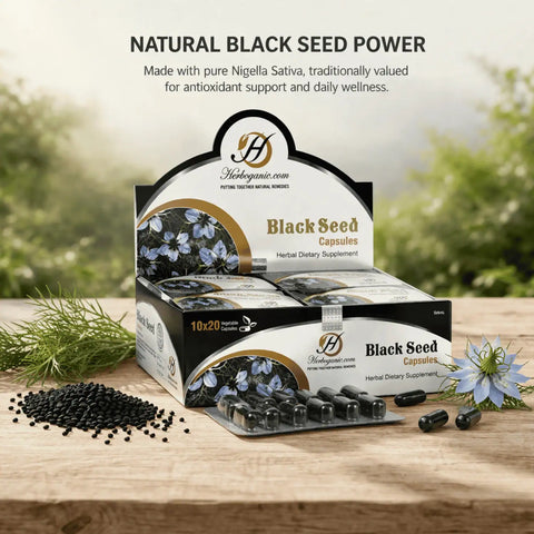 Black Seed Capsules Blister Pack