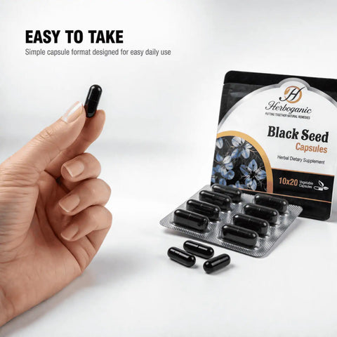 Black Seed Capsules Blister Pack