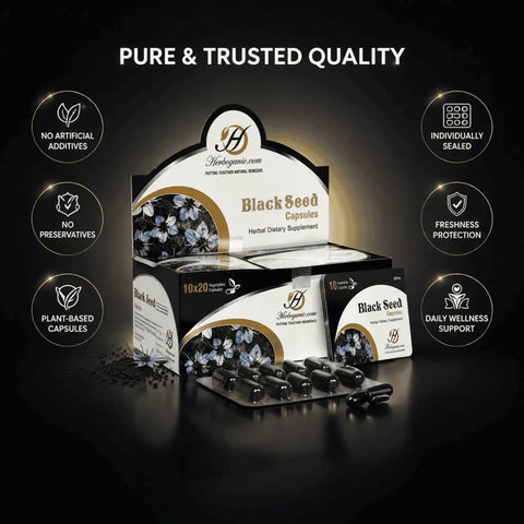 Black Seed Capsules Blister Pack