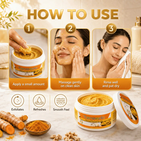 Turmeric Herbal Facial Scrub