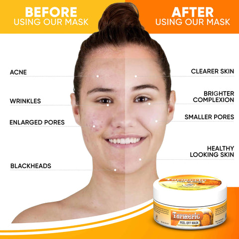 Turmeric Facial Peel Off Mask