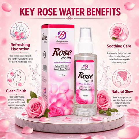 Rose Water Natural Skin Cleanser