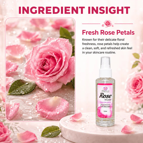 Rose Water Natural Skin Cleanser