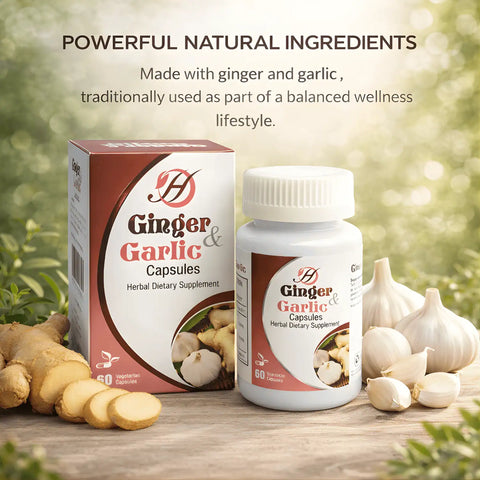 Ginger & Garlic Capsules (Wholesale)