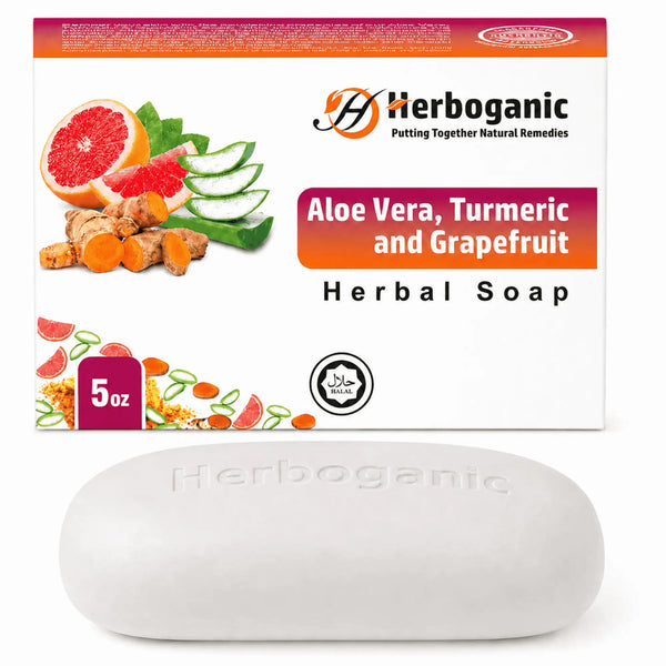 Aloe Vera, Turmeric and Grapfruit Herbal Soap (wholesale)