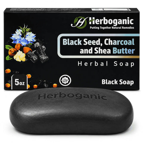 Black Seed, Charcoal and Shea Butter Herbal Soap