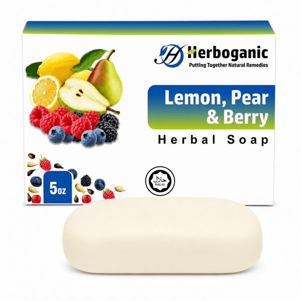 Lemon, Pear and Berry Herbal Soap (Wholesale)