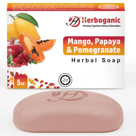 Mango, Papaya & Pomegranate Herbal Soap