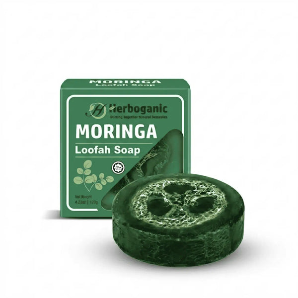 Moringa Loofah Soap