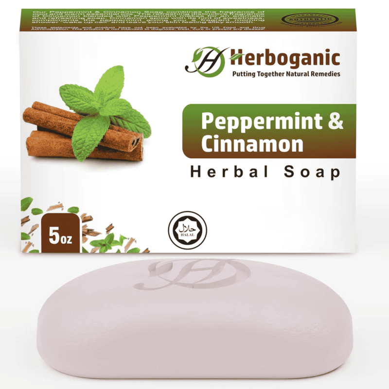Peppermint & Cinnamon Herbal Soap (Wholesale)