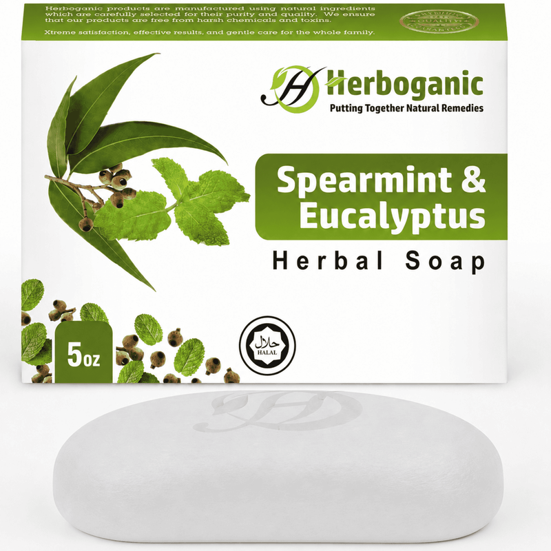 Spearmint & Eucalyptus Herbal Soap (Wholesale)