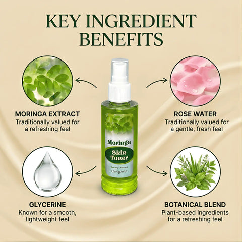 Moringa Natural Skin Toner Spray