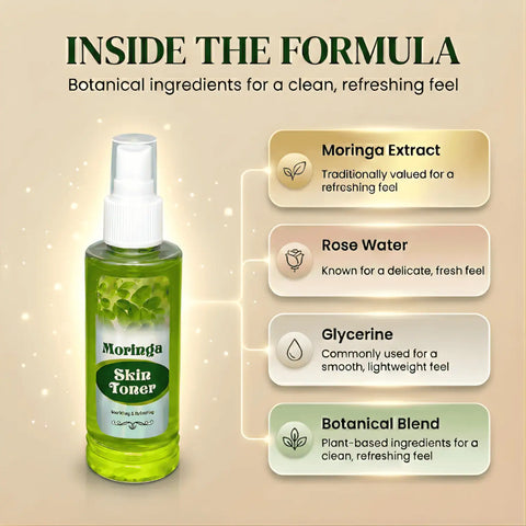 Moringa Natural Skin Toner Spray