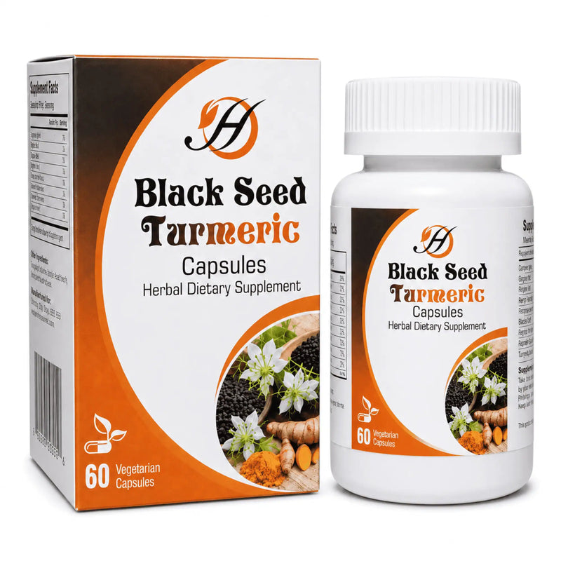Black Seed & Turmeric Capsules (Wholesale)