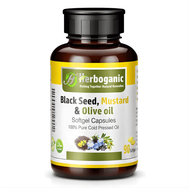 Black Seed, Mustard & Olive Softgel Capsules (Wholesale)