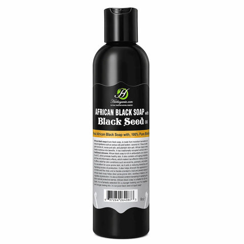 African Black Soap Liquid with Black Seed Oil