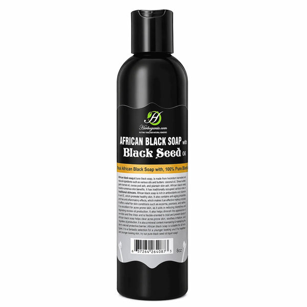 African Black Soap Liquid with Black Seed Oil