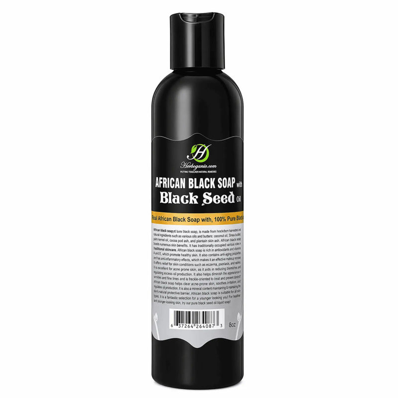 African Black Soap Liquid with Black Seed Oil
