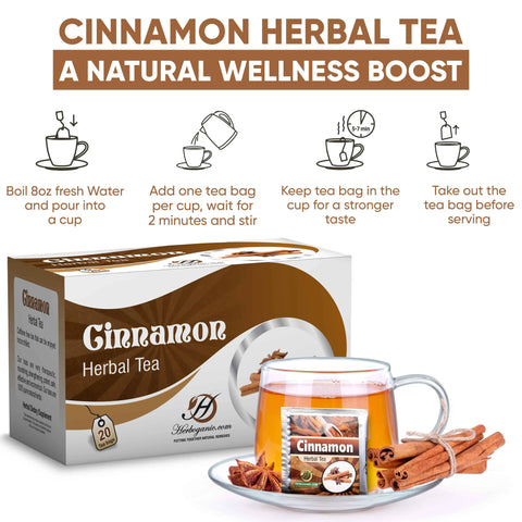 Cinnamon Herbal Tea Box