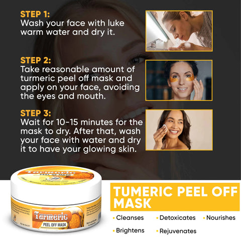 Turmeric Facial Peel Off Mask