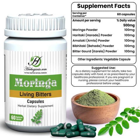 Moringa Living Bitters Capsules
