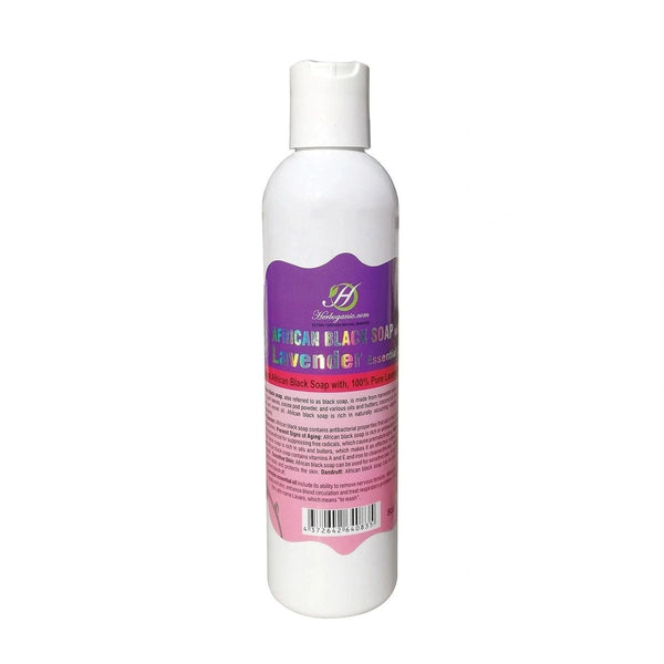 African Black Soap Liquid with Lavender Essential Oil