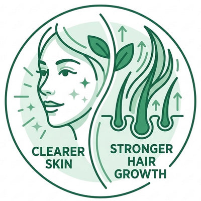 Nourish Radiant Skin and Hair Texture