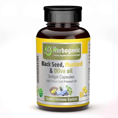Black Seed, Mustard & Olive Softgel Capsules
